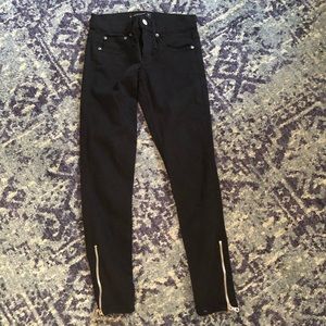 Calvin Rucker ankle zip crop skinny jean